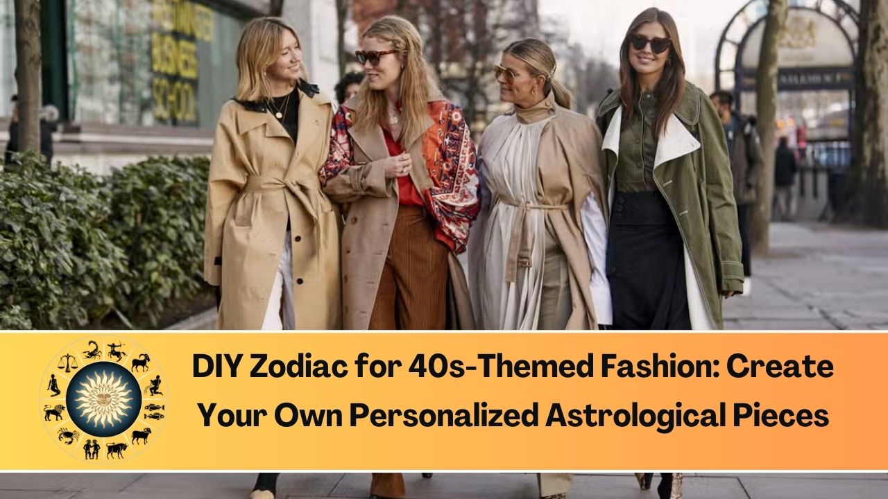 DIY Zodiac for 40s-Themed Fashion: Create Your Own Personalized Astrological Pieces